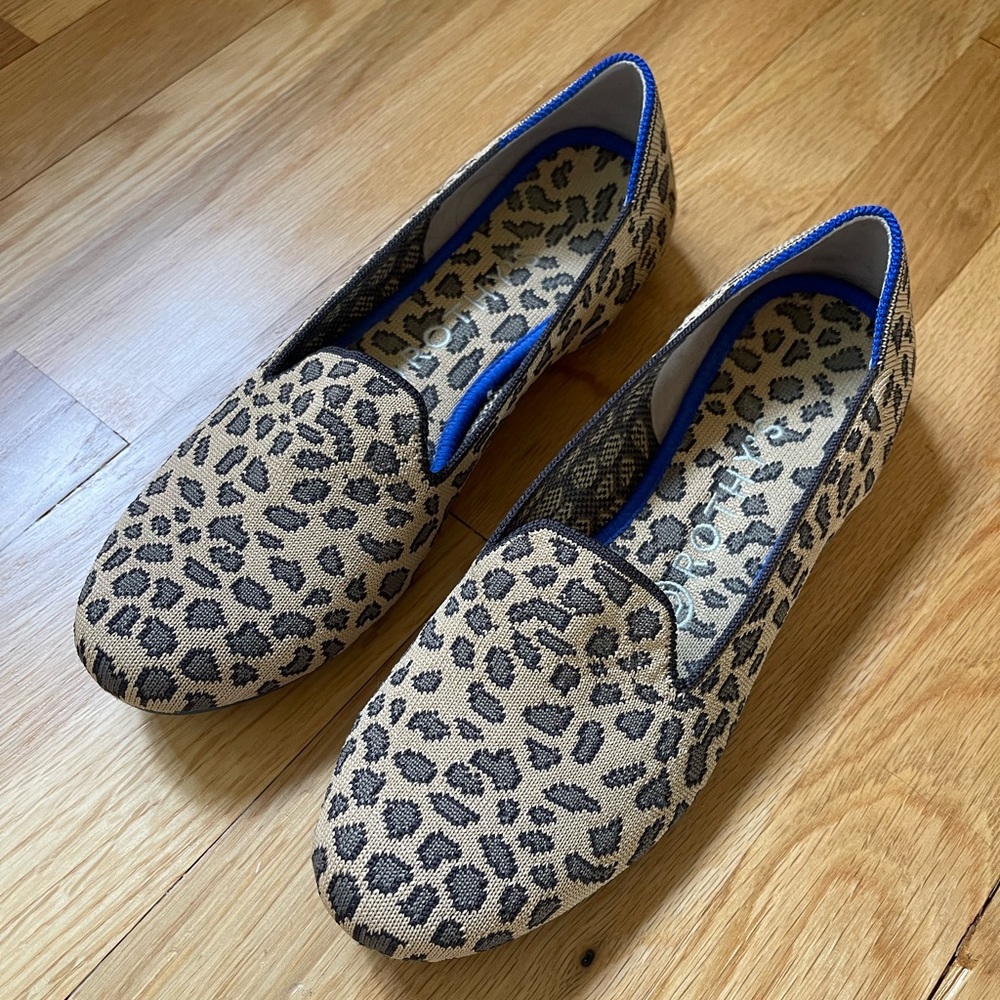 ROTHY'S Spotted Leopard Loafer Slip-On Flat